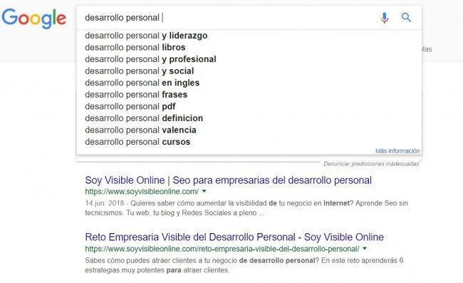 autocompletar de google